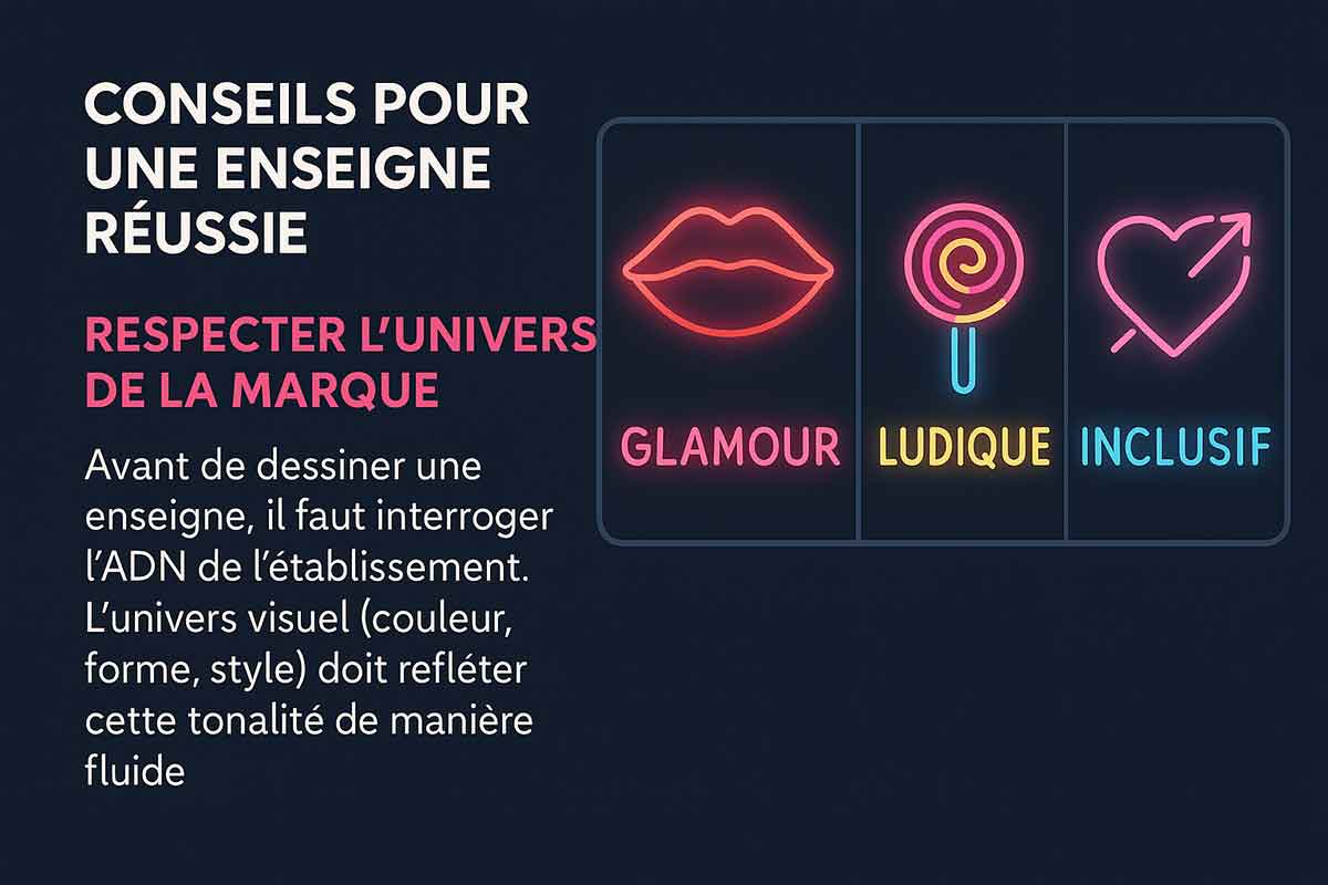 Conseils pour une enseigne réussie
