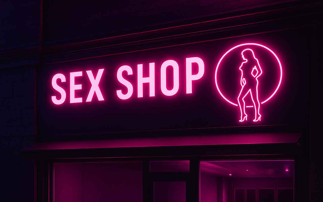 enseigne de sex shop